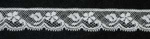 French Lace Edging - 15mm White (L631) 